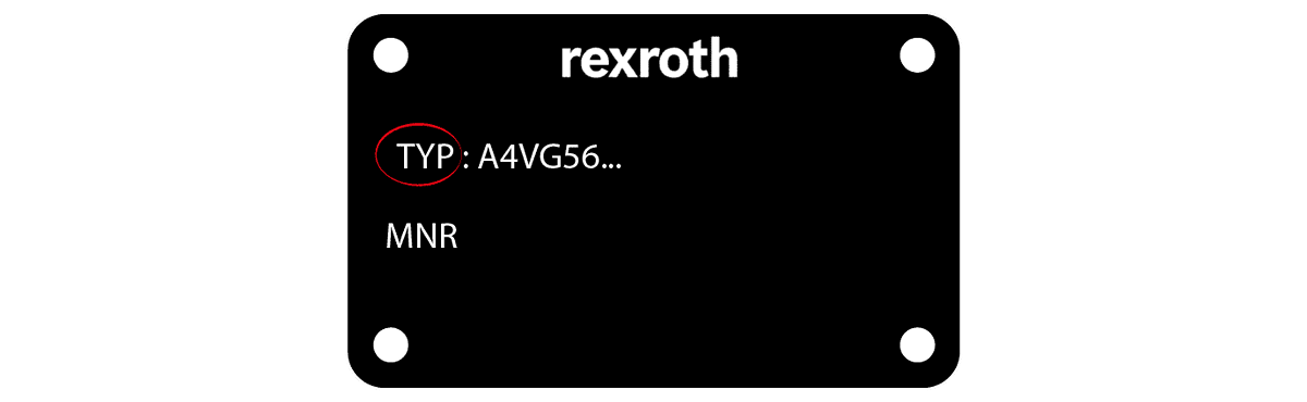 Plaque d'identification Bosch Rexroth