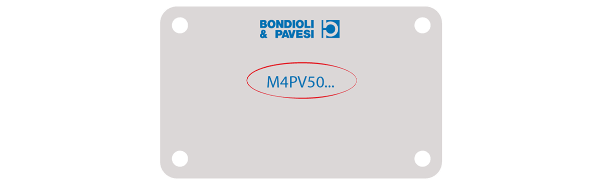 Plaque d'identification Bondioli & Pavesi